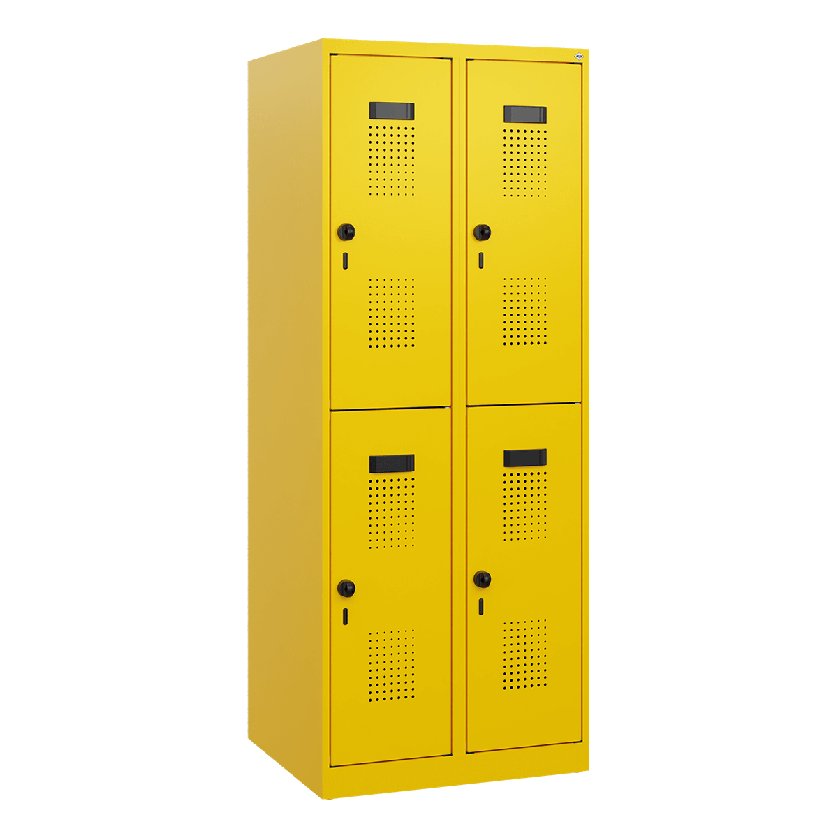 C+P Garderobekast met twee vakken boven elkaar voor de school, serie Evolo PLUS